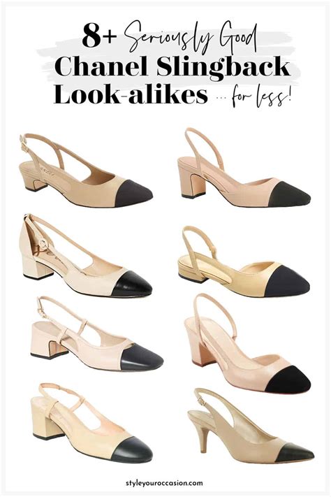 chanel slingback dupe amazon|chanel look alike flats.